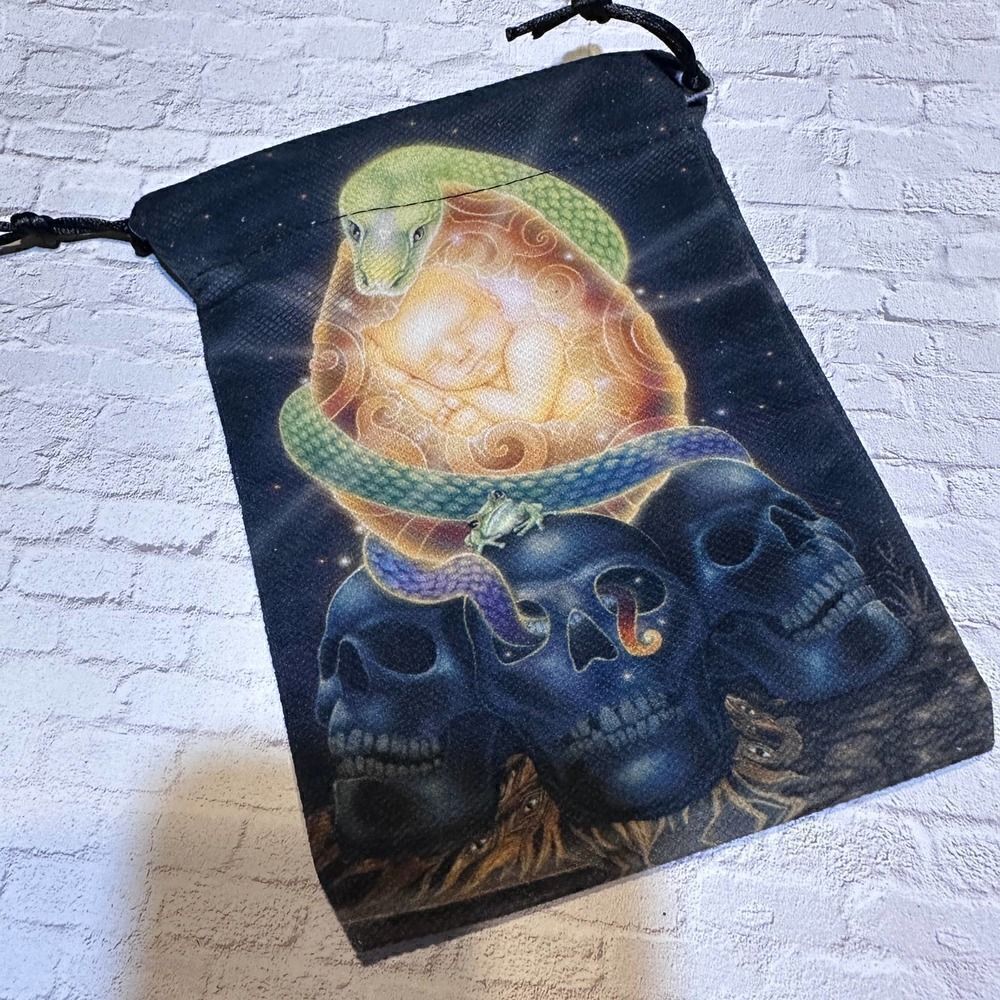 Tarot And Oracle Graphic Drawstring Bag